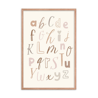 Alphabet Nursery Frame Wall Art