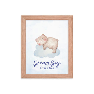 Dream Big Bear Nursery Wall Art