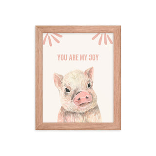 Pink Pig Nursery Love Quote Wall Decor Art