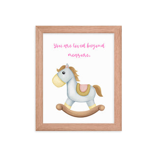 Rocking Horse Nursery Wall Art