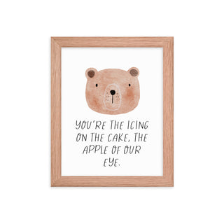 Quote From Bear Baby Nursery Wall Art