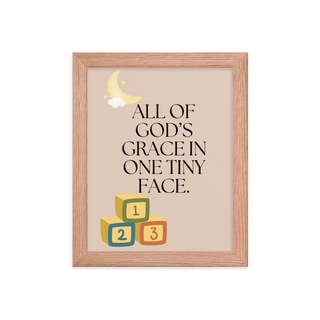 Graceful Baby Inspirational Frame Art