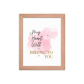 Pink Nursery Frame Wall Art