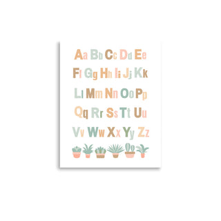 Alphabet Nursey Poster Print