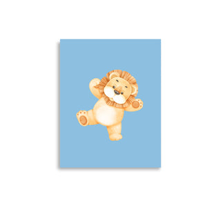 Cute Lion Baby Nursey Poster Print