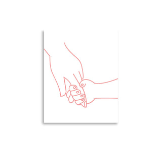 Hold On To My Hand Baby Poster Print