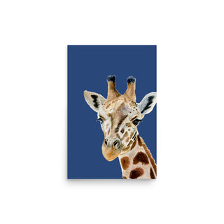 Giraffe Baby Nursery Poster Print