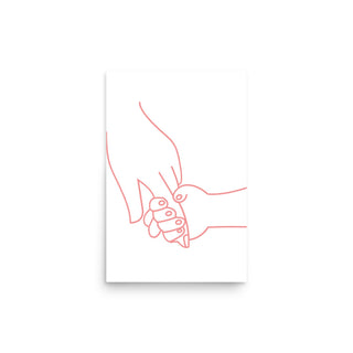 Hold On To My Hand Baby Poster Print