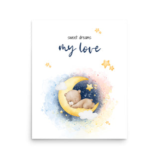 Sweet Dreams My Love Poster Print