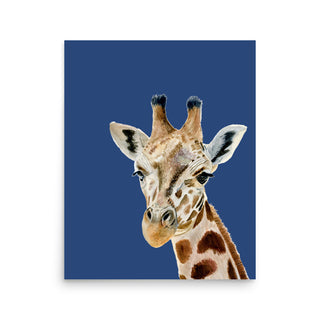 Giraffe Baby Nursery Poster Print