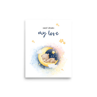 Sweet Dreams My Love Poster Print