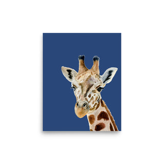 Giraffe Baby Nursery Poster Print